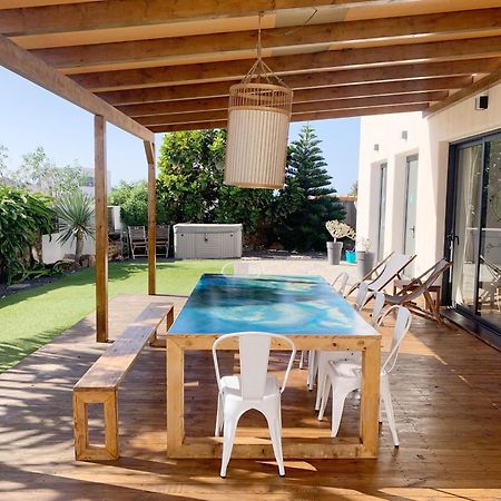 Alma Lajares Villa con Jacuzzi Esterno foto