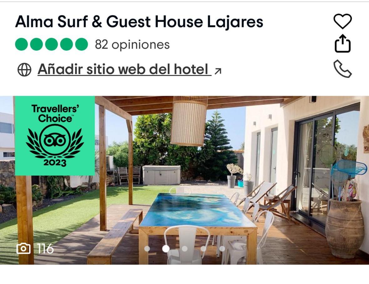 Alma Lajares Villa con Jacuzzi Esterno foto